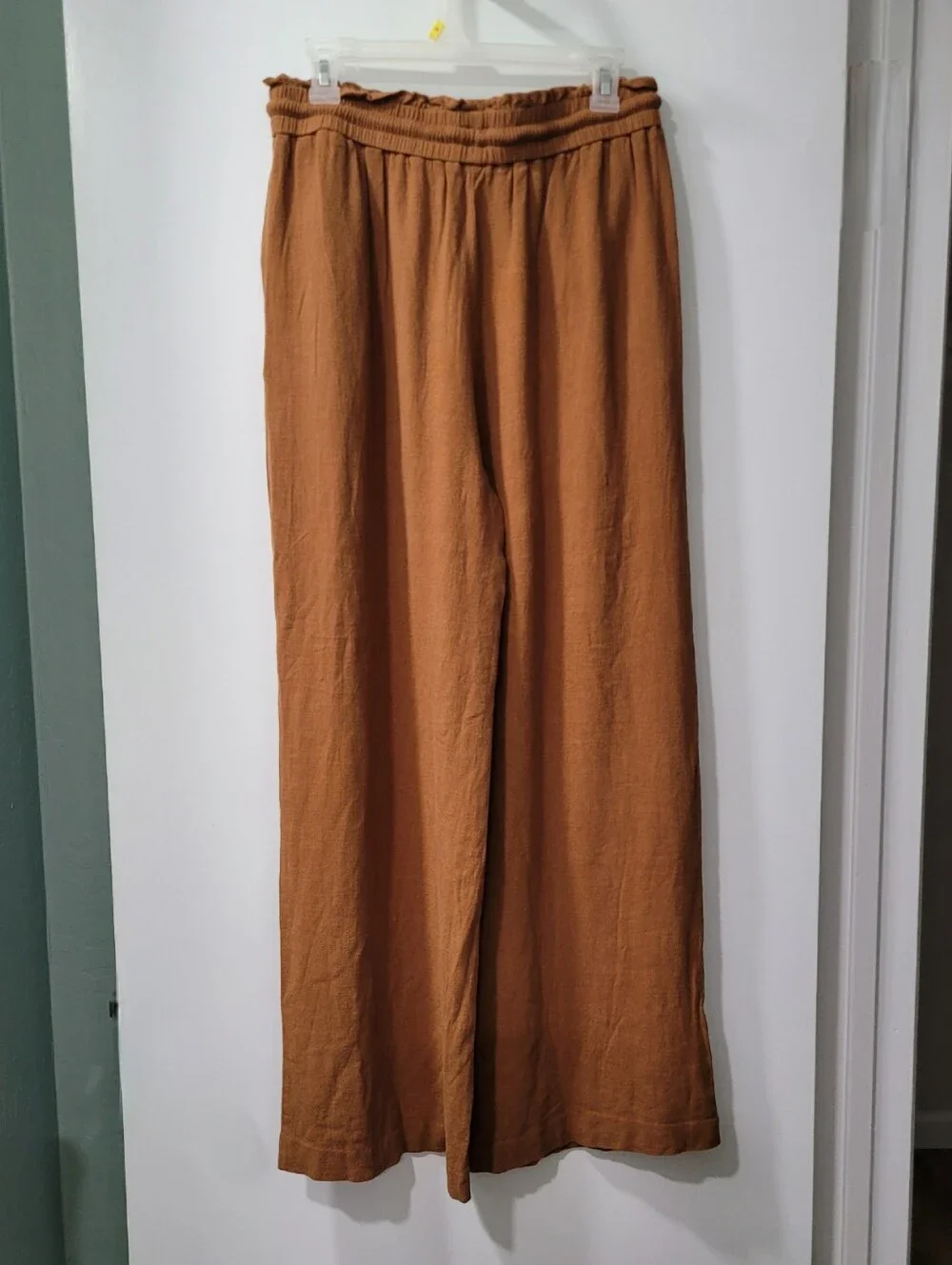 Zara Palazzo Pants Rustic Gold Bronze